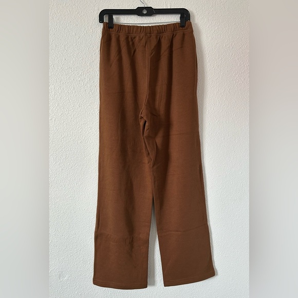 Skims classic fleece 2 piece set hoodie and pants bison sz small Nwt - Picture 12 of 16